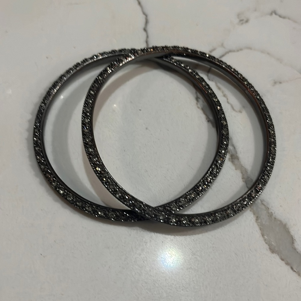 EUC Ann Taylor 2 sparkly bangles